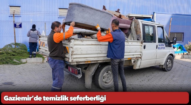 Gaziemir’de temizlik seferberliği