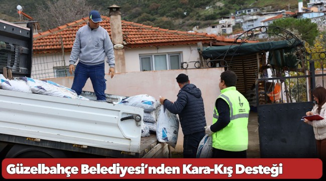 Güzelbahçe Belediyesi’nden Kara-Kış Desteği