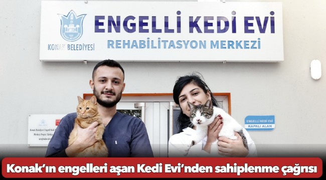 Konak’ın engelleri aşan Kedi Evi’nden sahiplenme çağrısı