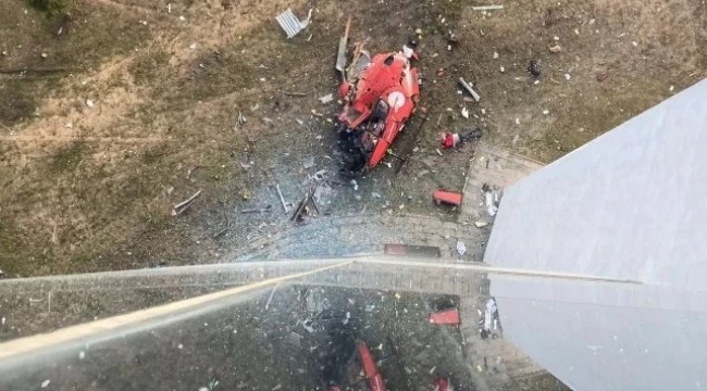 Muğla&#039;da hastaneye çarpan helikopter düştü: 2 pilot, 1 hekim ve 1 personel hayatını kaybetti!
