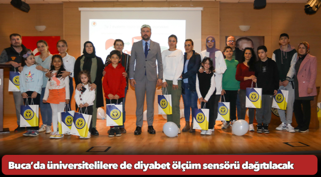 Buca’da üniversitelilere de diyabet ölçüm sensörü dağıtılacak