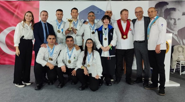 ESBAŞ aşçıları uluslararası yarışmadan birincilikle döndü