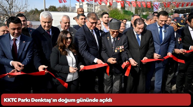 KKTC Parkı Denktaş’ın doğum gününde açıldı