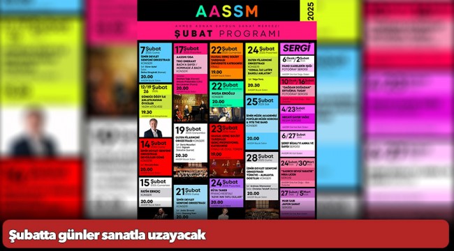 Şubatta günler sanatla uzayacak