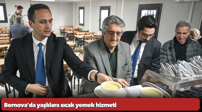 Bornova’da yaşlılara sıcak yemek hizmeti