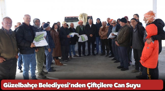 Güzelbahçe Belediyesi’nden Çiftçilere Can Suyu