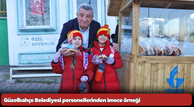 Güzelbahçe Belediyesi personellerinden imece örneği