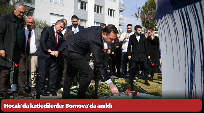 Hocalı'da katledilenler Bornova’da anıldı