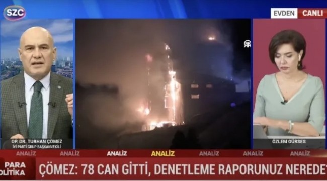 İYİ Partili Çömez: &#039;Bakan Ersoy, Kartalkaya yangınının sabahında spora gitmiş!&#039;