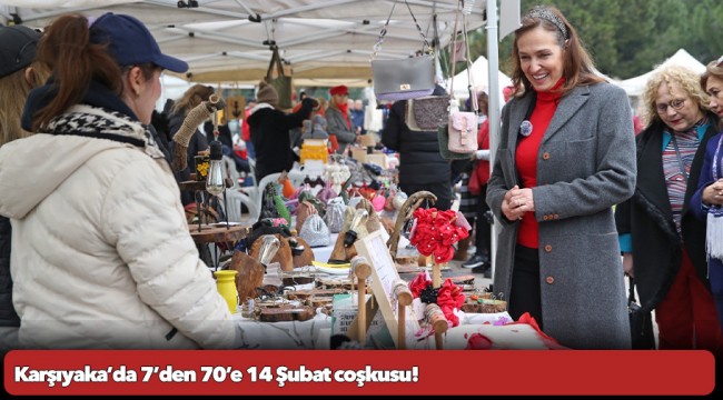 Karşıyaka’da 7’den 70’e 14 Şubat coşkusu!