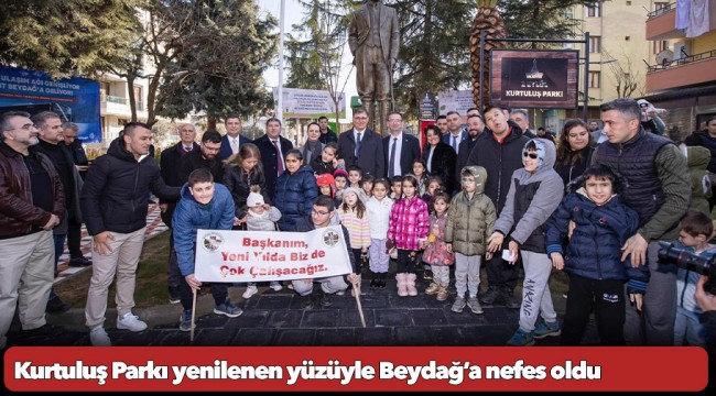 Kurtuluş Parkı yenilenen yüzüyle Beydağ’a nefes oldu