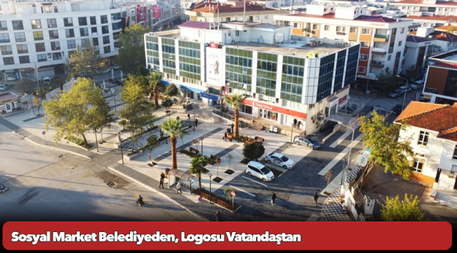 Sosyal Market Belediyeden, Logosu Vatandaştan