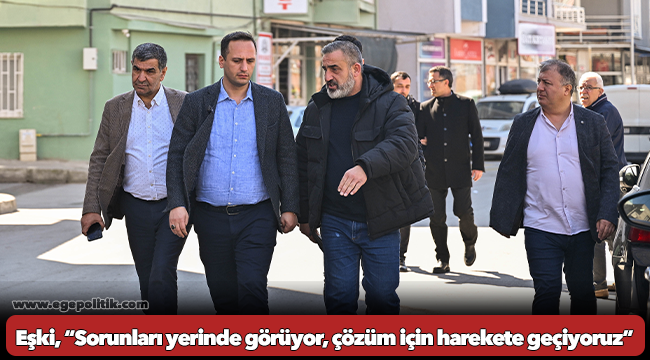 Başkan Eşki Doğanlar’da: “Sorunları yerinde görüyor, çözüm için harekete geçiyoruz”