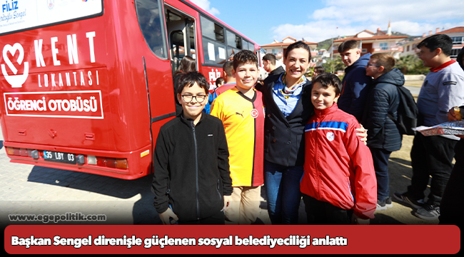 Başkan Sengel direnişle güçlenen sosyal belediyeciliği anlattı