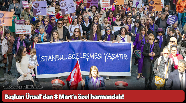 Başkan Ünsal’dan 8 Mart’a özel harmandalı!