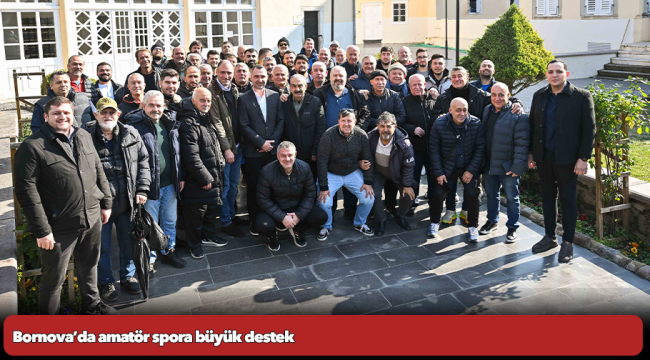 Bornova’da amatör spora büyük destek