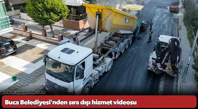 Buca Belediyesi&#039;nden sıra dışı hizmet videosu