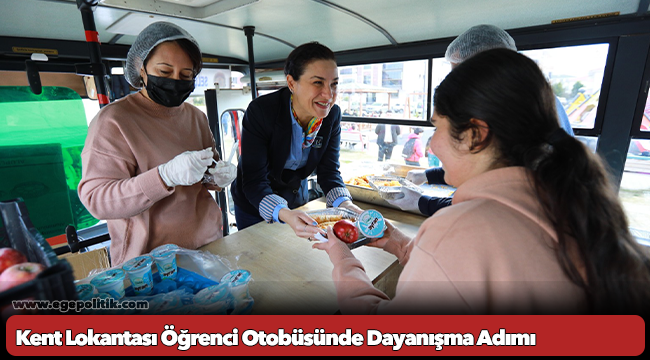 Kent Lokantası Öğrenci Otobüsünde Dayanışma Adımı