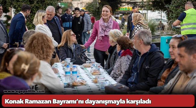 Konak Ramazan Bayramı’nı dayanışmayla karşıladı
