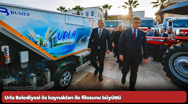 Urla Belediyesi öz kaynakları ile filosunu büyüttü