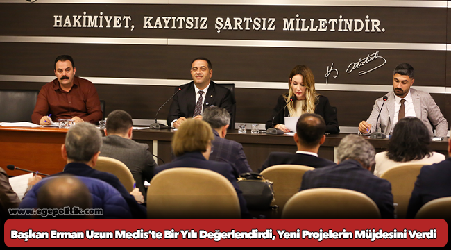 Başkan Erman Uzun Meclis’te Bir Yılı Değerlendirdi, Yeni Projelerin Müjdesini Verdi