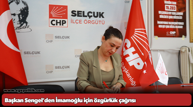 Başkan Sengel’den İmamoğlu için özgürlük çağrısı