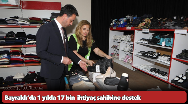 Bayraklı’da 1 yılda 17 bin  ihtiyaç sahibine destek