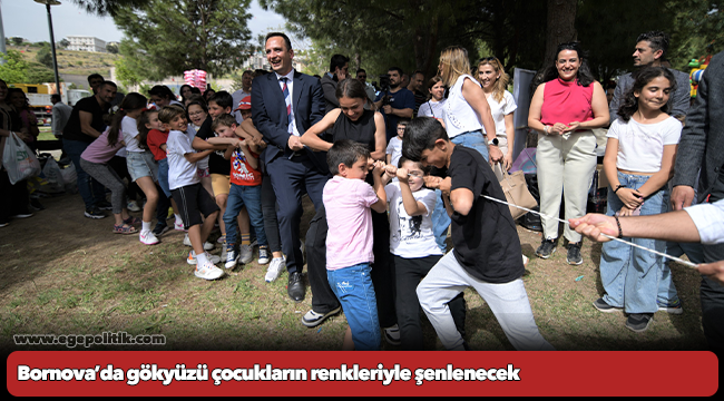 Bornova’da gökyüzü çocukların renkleriyle şenlenecek