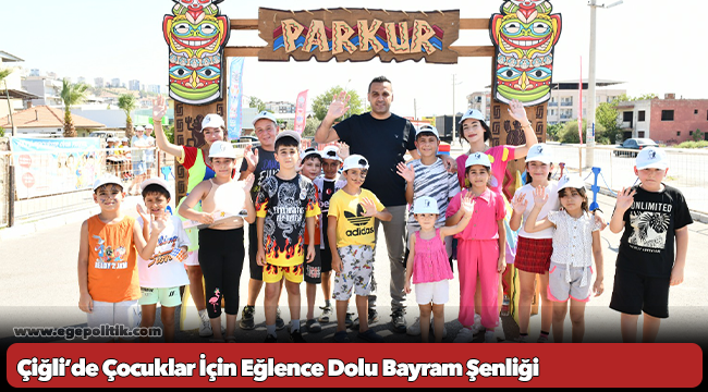 Çiğli’de Çocuklar İçin Eğlence Dolu Bayram Şenliği