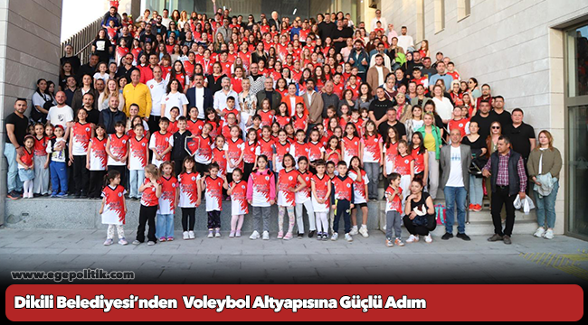 Dikili Belediyesi’nden  Voleybol Altyapısına Güçlü Adım