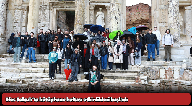 Efes Selçuk’ta kütüphane haftası etkinlikleri başladı