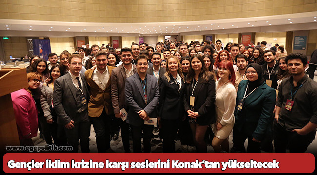 Gençler iklim krizine karşı seslerini Konak’tan yükseltecek