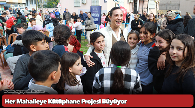 Her Mahalleye Kütüphane Projesi Büyüyor: Şükrü Özkaynak Kütüphanesi ve Direniş Parkı açıldı