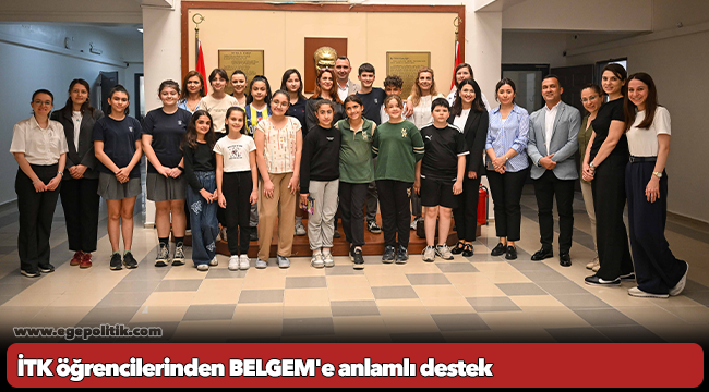 İTK öğrencilerinden BELGEM&#039;e anlamlı destek
