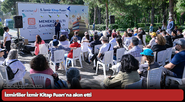 İzmirliler İzmir Kitap Fuarı’na akın etti