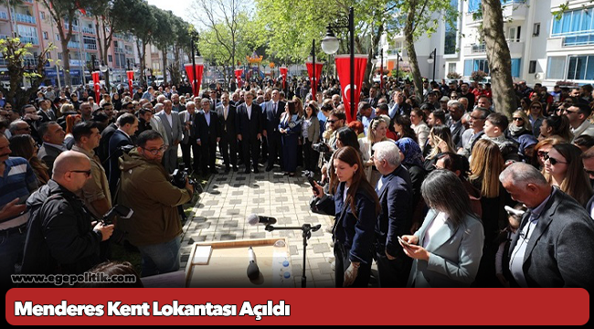 Menderes Kent Lokantası Açıldı