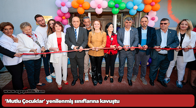 ‘Mutlu Çocuklar’ yenilenmiş sınıflarına kavuştu