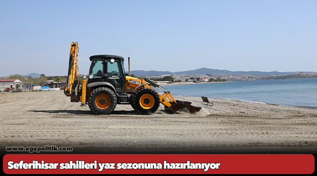 Seferihisar sahilleri yaz sezonuna hazırlanıyor