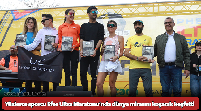 Yüzlerce sporcu Efes Ultra Maratonu’nda dünya mirasını koşarak keşfetti