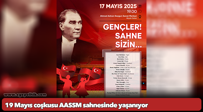 19 Mayıs coşkusu AASSM sahnesinde yaşanıyor