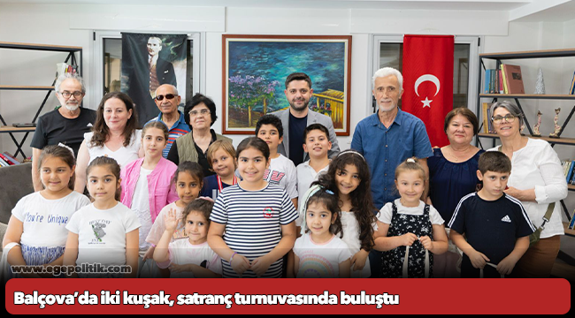 Balçova’da iki kuşak, satranç turnuvasında buluştu