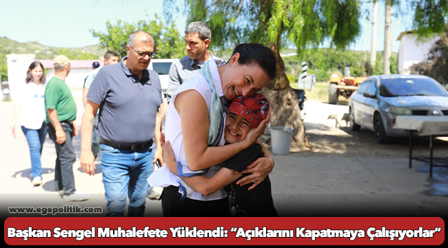 Başkan Sengel Muhalefete Yüklendi: “Açıklarını Kapatmaya Çalışıyorlar”