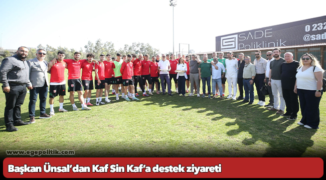 Başkan Ünsal’dan Kaf Sin Kaf’a destek ziyareti