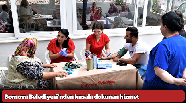 Bornova Belediyesi’nden kırsala dokunan hizmet