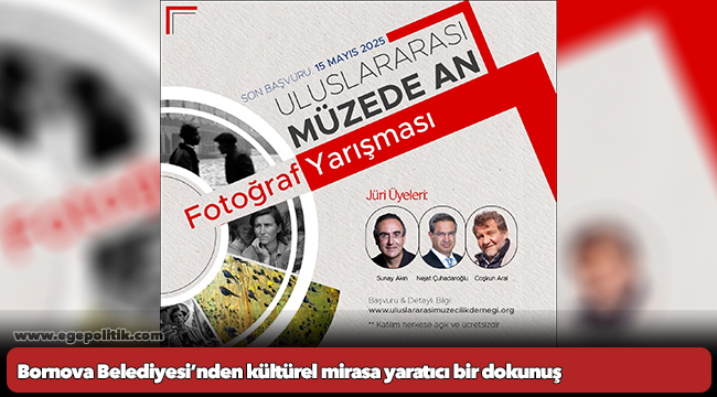 Bornova Belediyesi’nden kültürel mirasa yaratıcı bir dokunuş