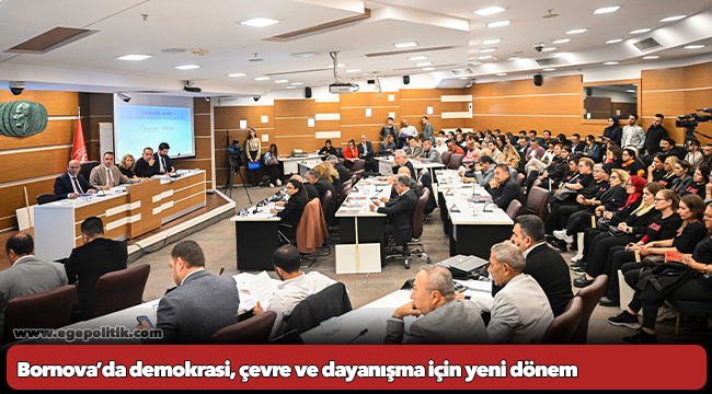 Bornova’da demokrasi, çevre ve dayanışma için yeni dönem
