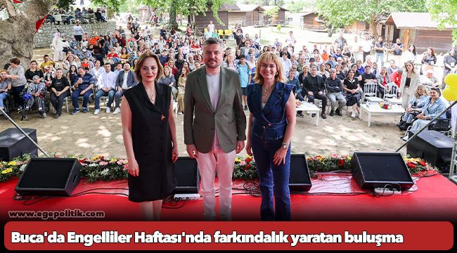Buca'da Engelliler Haftası'nda farkındalık yaratan buluşma