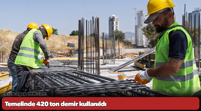 Eşrefpaşa Hastanesi yeni hizmet binası hızla yükseliyor