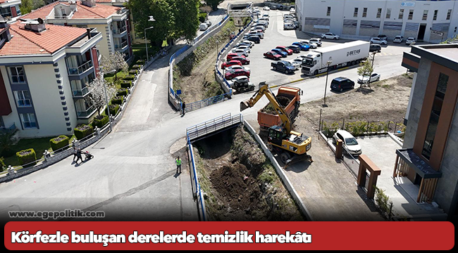Körfezle buluşan derelerde temizlik harekâtı