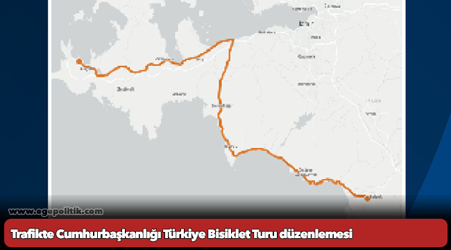 Trafikte Cumhurbaşkanlığı Türkiye Bisiklet Turu düzenlemesi